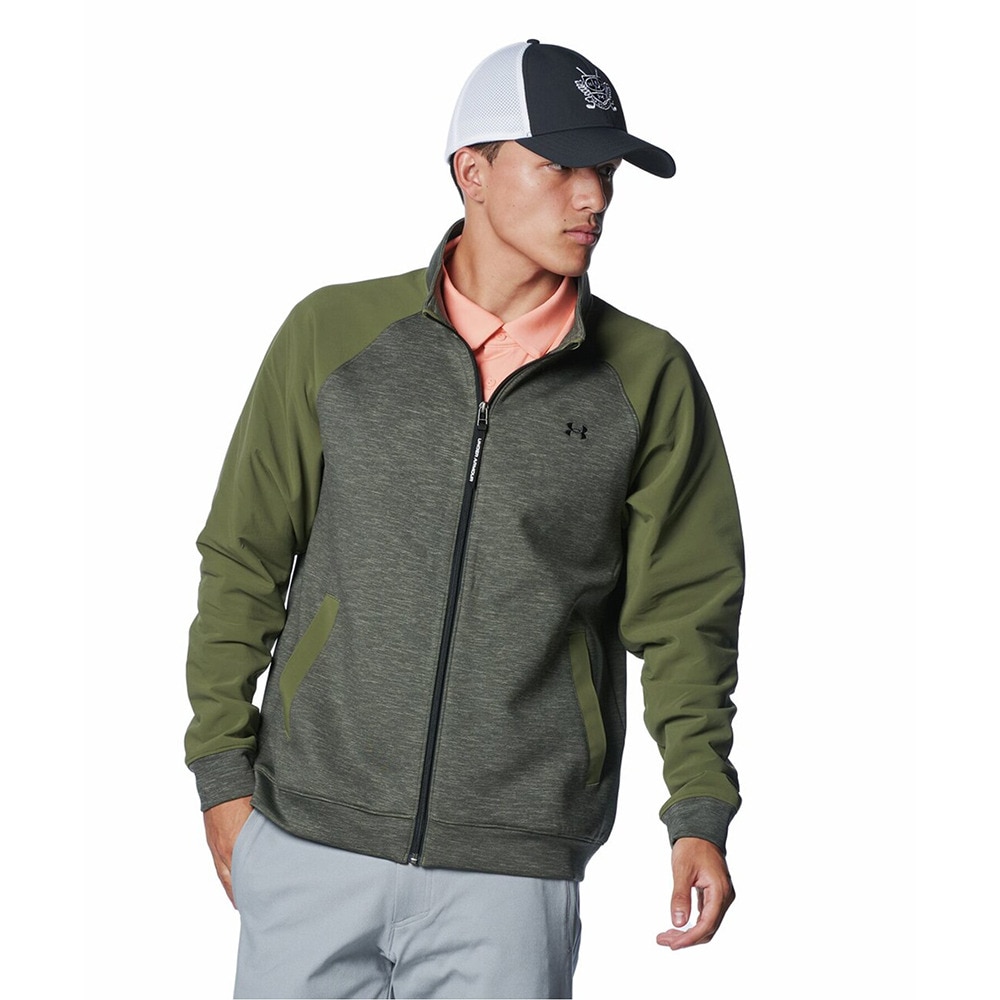 アンダーアーマー（UNDER ARMOUR）（メンズ）ゴルフウェア アウター DriveKnit フルジップジャケット 1388317 390