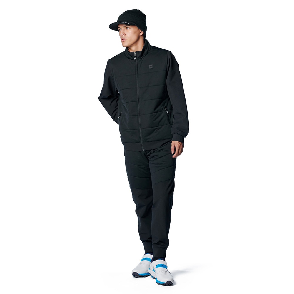 アンダーアーマー（UNDER ARMOUR）（メンズ）ゴルフウェア アウター 裏起毛 ドライブ プロ ハイブリッド フルジップ ジャケット 1388320 001