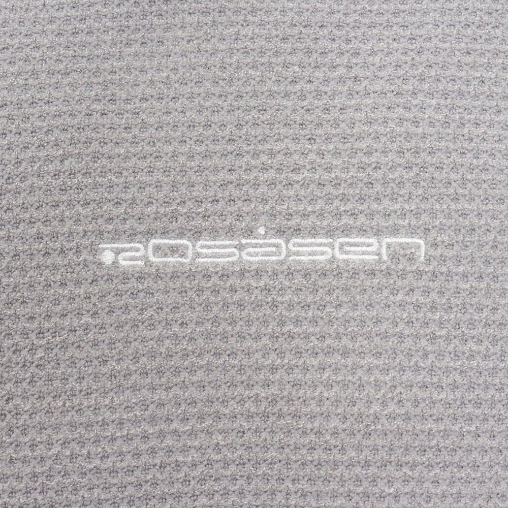 ROSASEN（メンズ）ゴルフウェア 蓄熱保温 変形カノコ裏起毛 長袖 タフタパーカー 044-52112-013-24AW