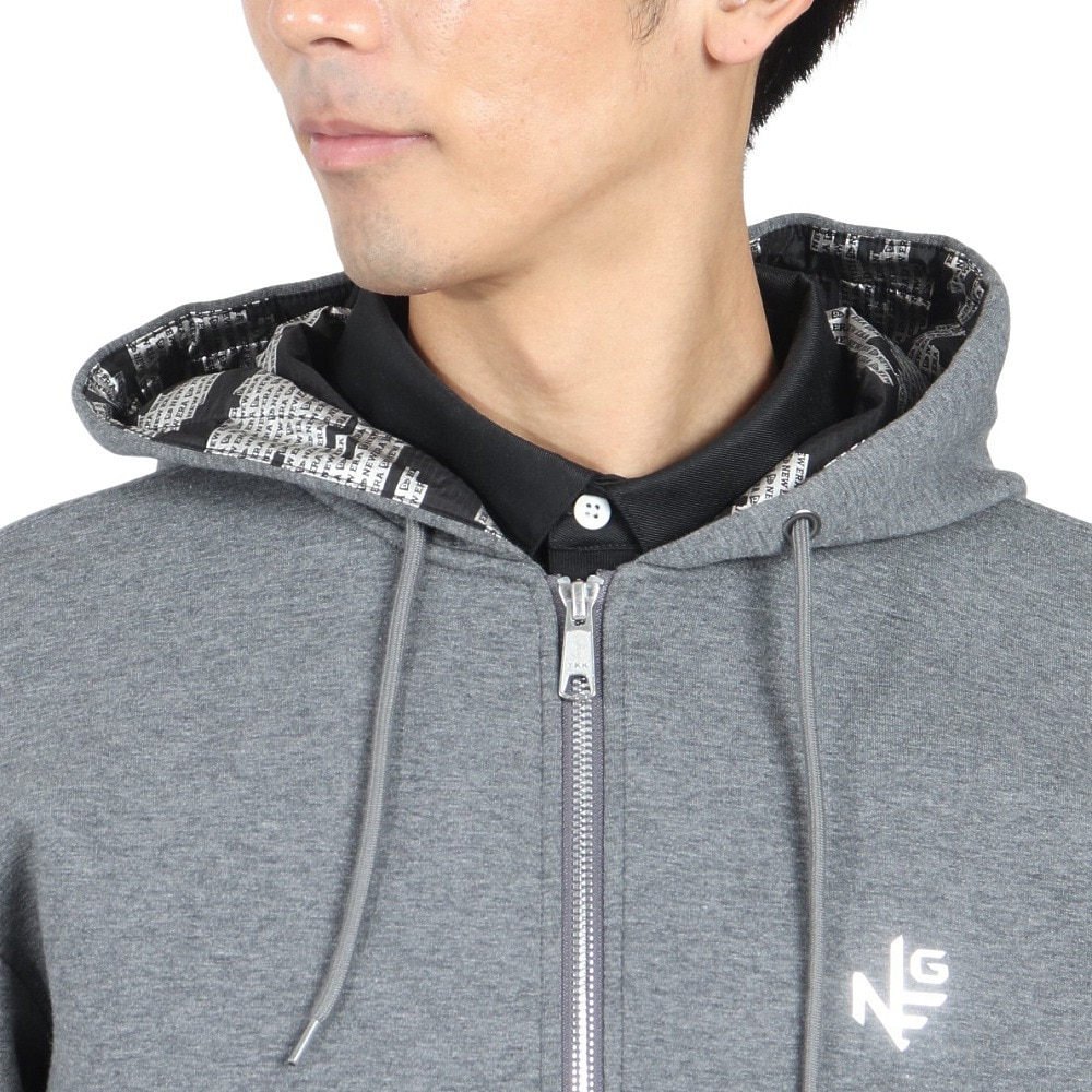 ニューエラ（NEW ERA）（メンズ、レディース）ゴルフウェア アウター 保温 テック スウェット フルジップフーディー 14327382