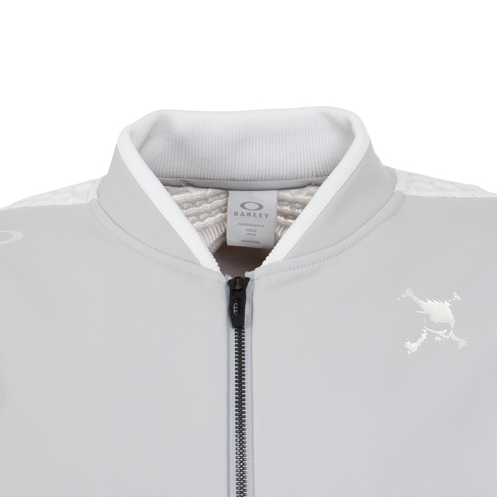 オークリー（OAKLEY）（メンズ）ゴルフウェア アウター 撥水 防風 スカル シンクロ HY ジャケット FOA406913-100