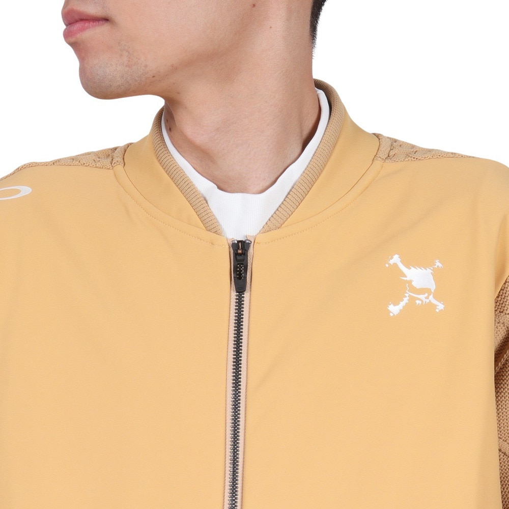オークリー（OAKLEY）（メンズ）ゴルフウェア アウター 撥水 防風 スカル シンクロ HY ジャケット FOA406913-5GL