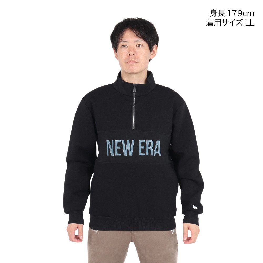 ニューエラ（NEW ERA）（メンズ、レディース）ゴルフウェア アウター 保温 テック スウェット ハーフジップ ジャケット 14326385