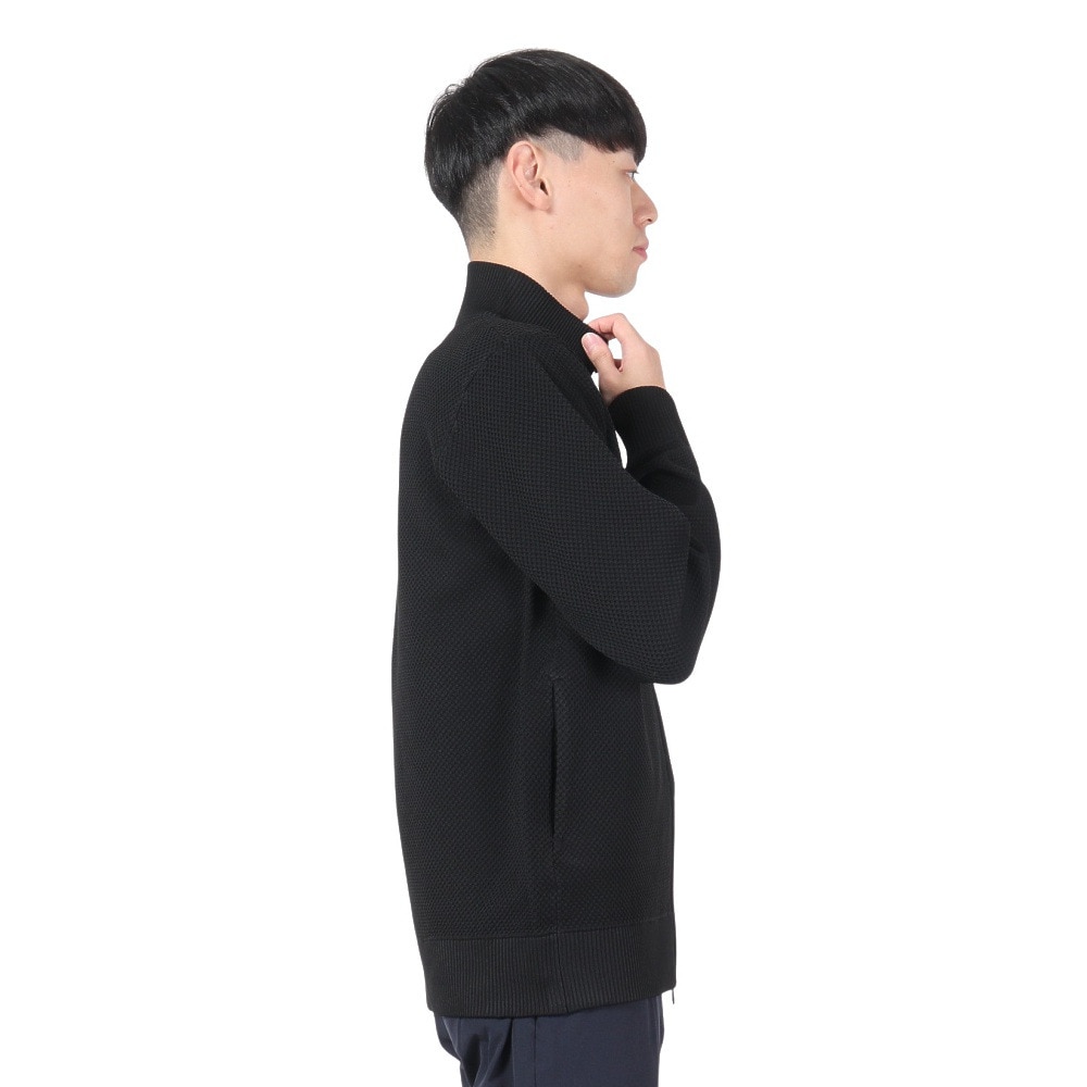トミーアーマー（Tommy Armour）（メンズ）ゴルフウェア アウター ワッフルニットジャケット TASL24F030002 BLK