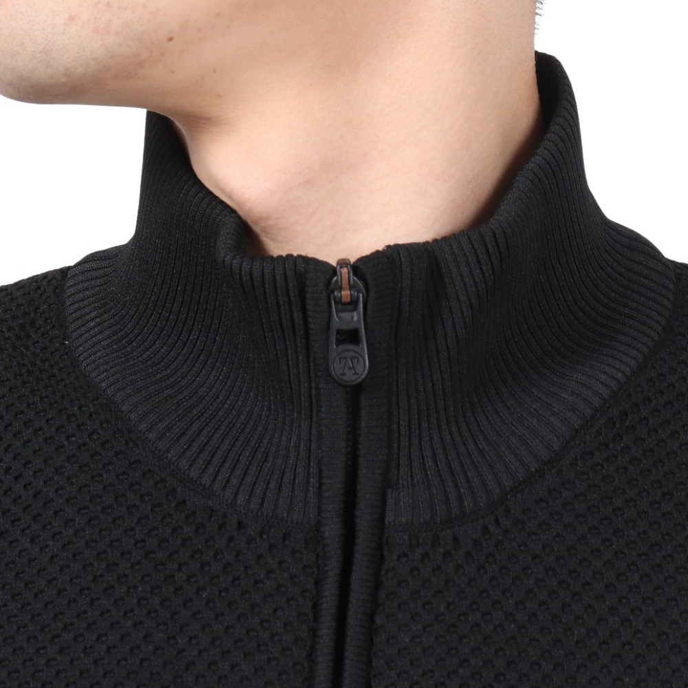 トミーアーマー（Tommy Armour）（メンズ）ゴルフウェア アウター ワッフルニットジャケット TASL24F030002 BLK
