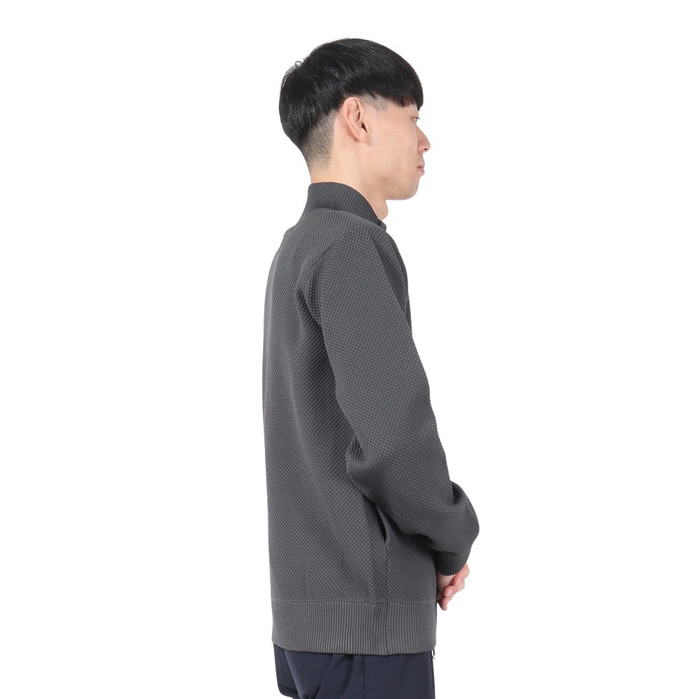 トミーアーマー（Tommy Armour）（メンズ）ゴルフウェア アウター ワッフルニットジャケット TASL24F030002 CGRY