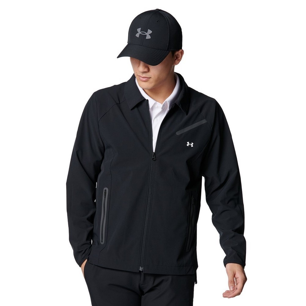 アンダーアーマー（UNDER ARMOUR）（メンズ）ゴルフウェア アウター 撥水 ドライブ ストレッチウーブン 3D ジャケット 6001268 001