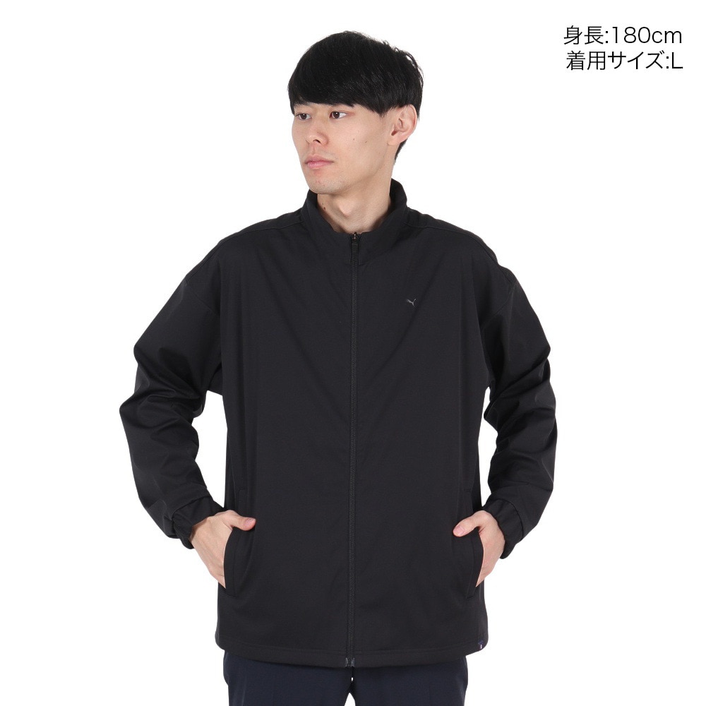 プーマ（PUMA）（メンズ）ゴルフウェア アウター 防風 防雨 ウィンドクロス ブルゾン 631621-01