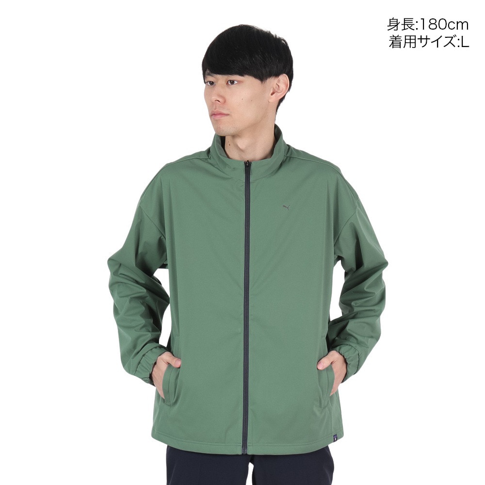 プーマ（PUMA）（メンズ）ゴルフウェア アウター 防風 防雨 ウィンドクロス ブルゾン 631621-03