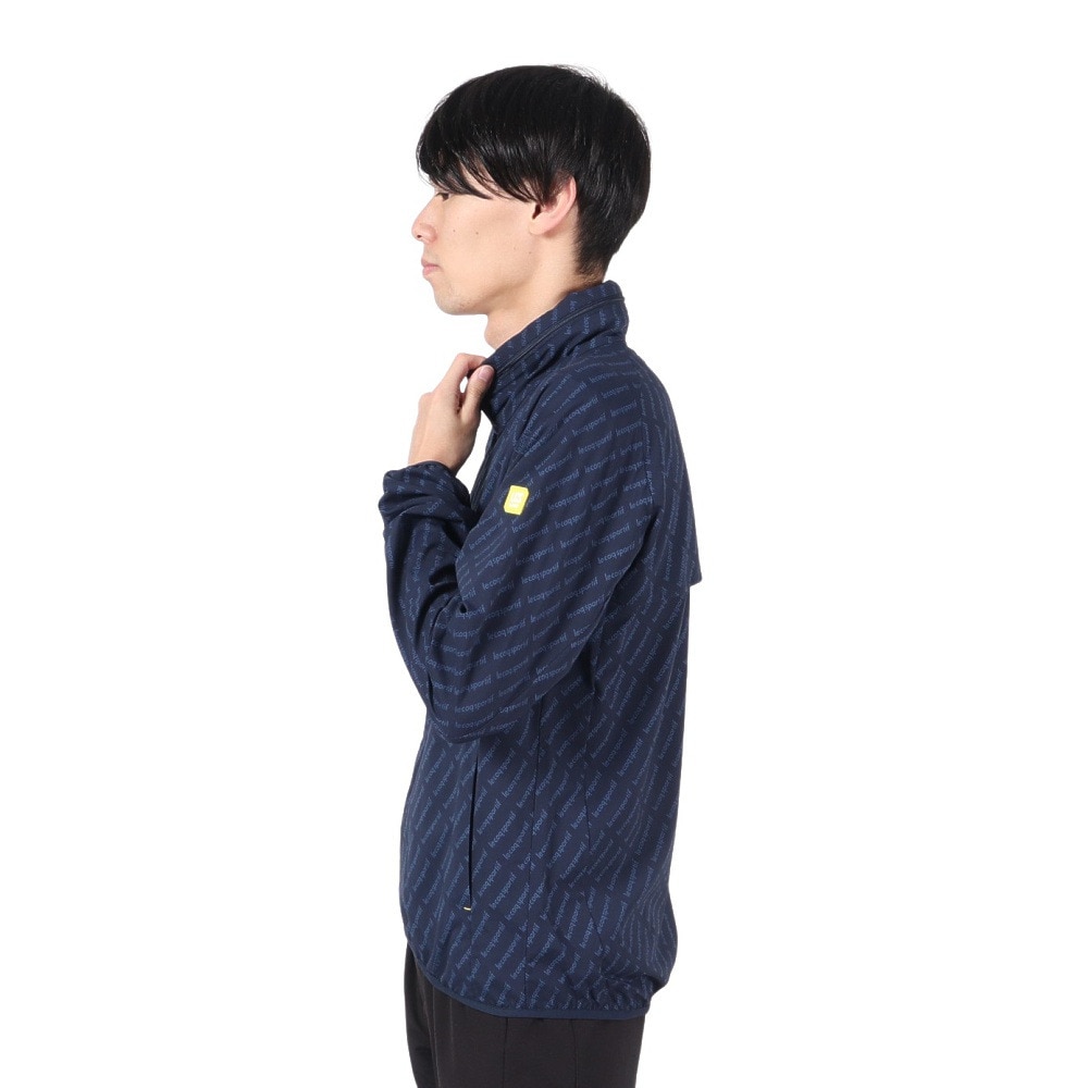 ルコックスポルティフ（lecoqsportif）（メンズ）ゴルフウェア アウター 撥水 防風 フード付き ウインドブレーカー QGMWJK01 NV00