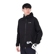 (メンズ)ゴルフウェア アウター GMジャガード ジップアップ 長袖パーカー BD34HD14-M BLK