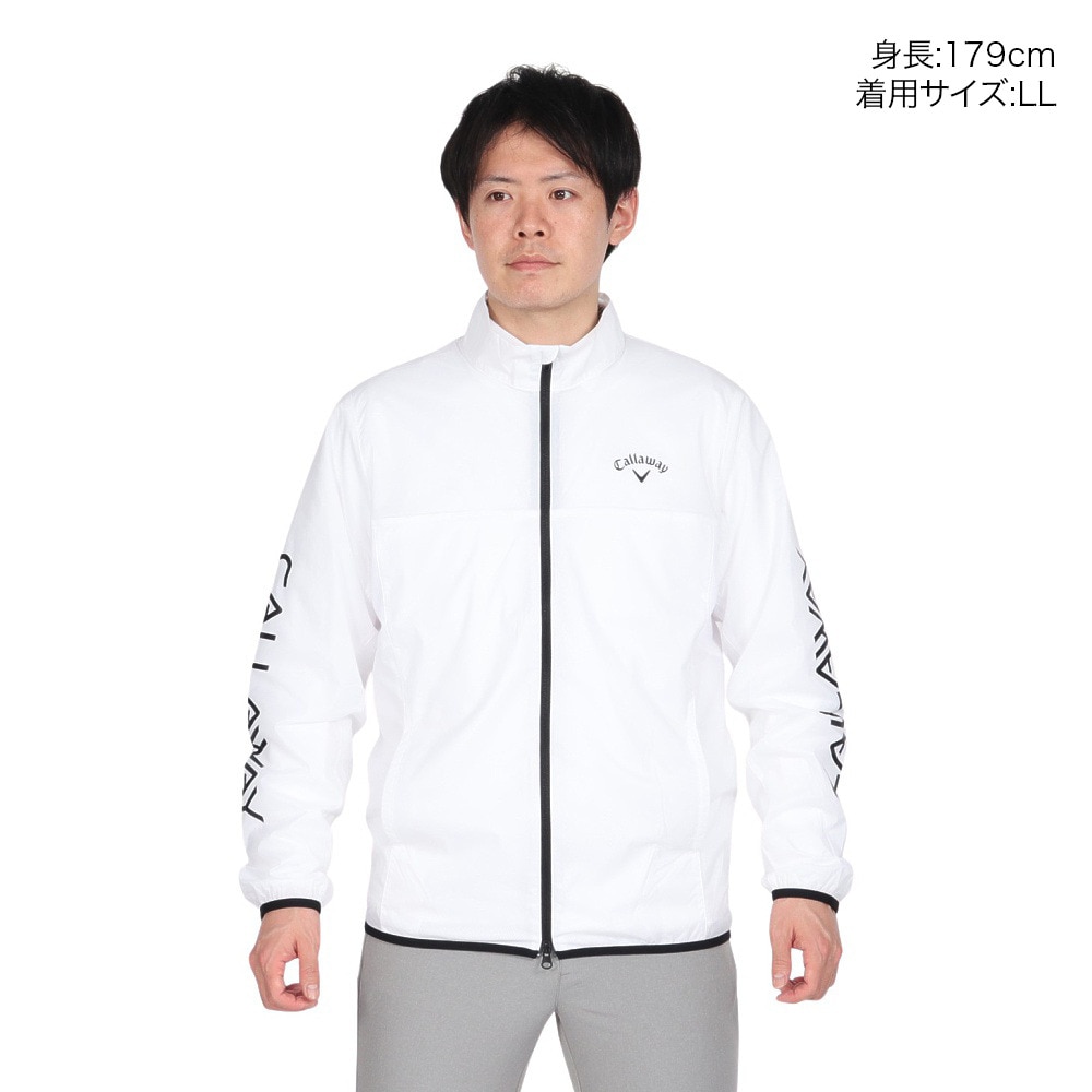 キャロウェイ（CALLAWAY）（メンズ）ゴルフウェア アウター 撥水 軽量 ストレッチリップストップ フルジップブルゾン C25115100-1030