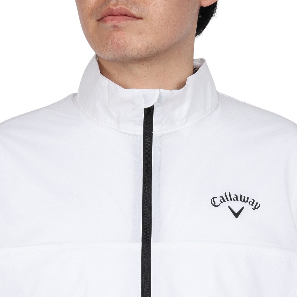 キャロウェイ（CALLAWAY）（メンズ）ゴルフウェア アウター 撥水 軽量 ストレッチリップストップ フルジップブルゾン C25115100-1030