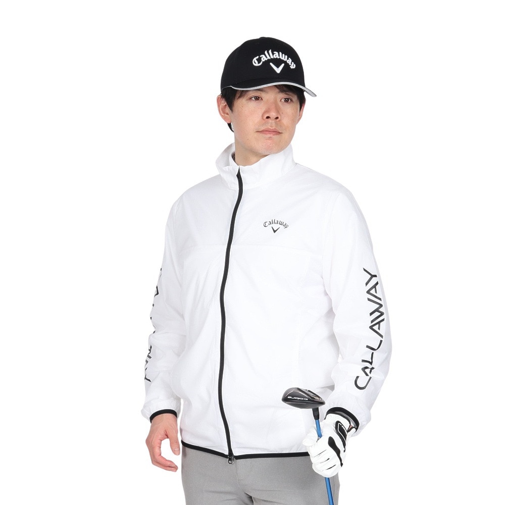キャロウェイ（CALLAWAY）（メンズ）ゴルフウェア アウター 撥水 軽量 ストレッチリップストップ フルジップブルゾン C25115100-1030