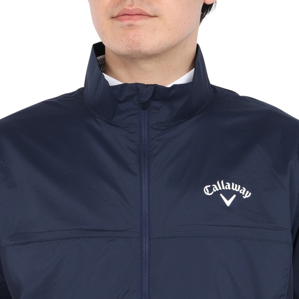 キャロウェイ（CALLAWAY）（メンズ）ゴルフウェア アウター 撥水 軽量 ストレッチリップストップ フルジップブルゾン C25115100-1120