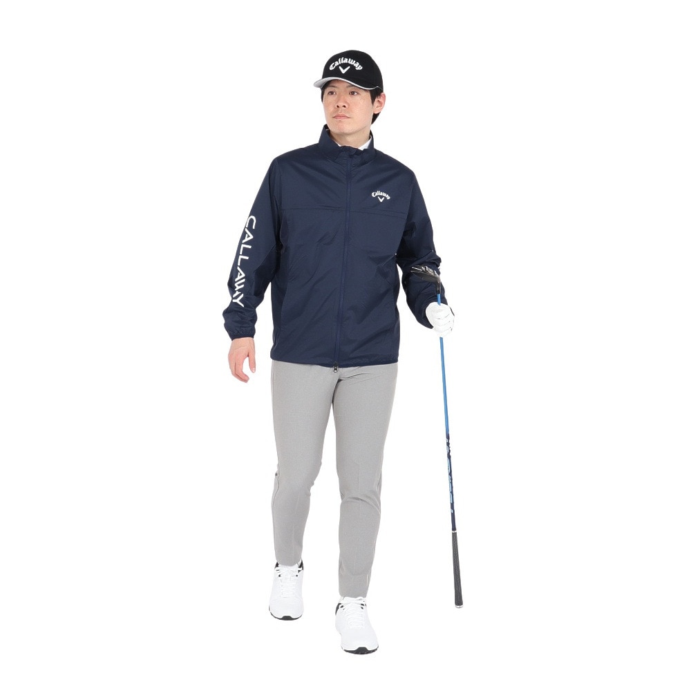 キャロウェイ（CALLAWAY）（メンズ）ゴルフウェア アウター 撥水 軽量 ストレッチリップストップ フルジップブルゾン C25115100-1120