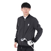 (メンズ)ゴルフウェア アウター ストライプミドラー フルジップジャケット BA5QTY05 BLK