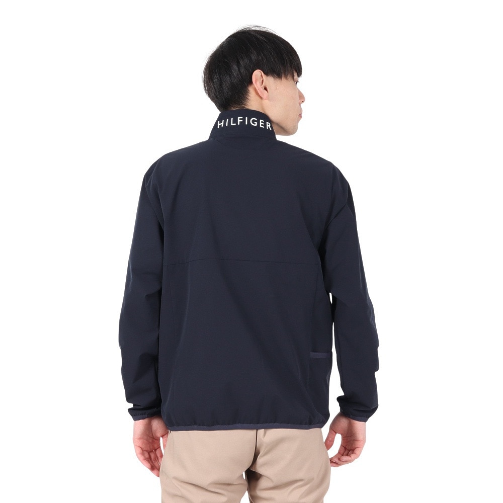トミー ヒルフィガー ゴルフ（TOMMY HILFIGER GOLF）（メンズ）ゴルフウェア アウター 撥水 防風 パッカブル 長袖 ウィンドジャケット THMA509-NVY