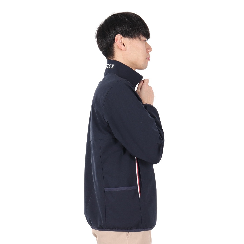 トミー ヒルフィガー ゴルフ（TOMMY HILFIGER GOLF）（メンズ）ゴルフウェア アウター 撥水 防風 パッカブル 長袖 ウィンドジャケット THMA509-NVY