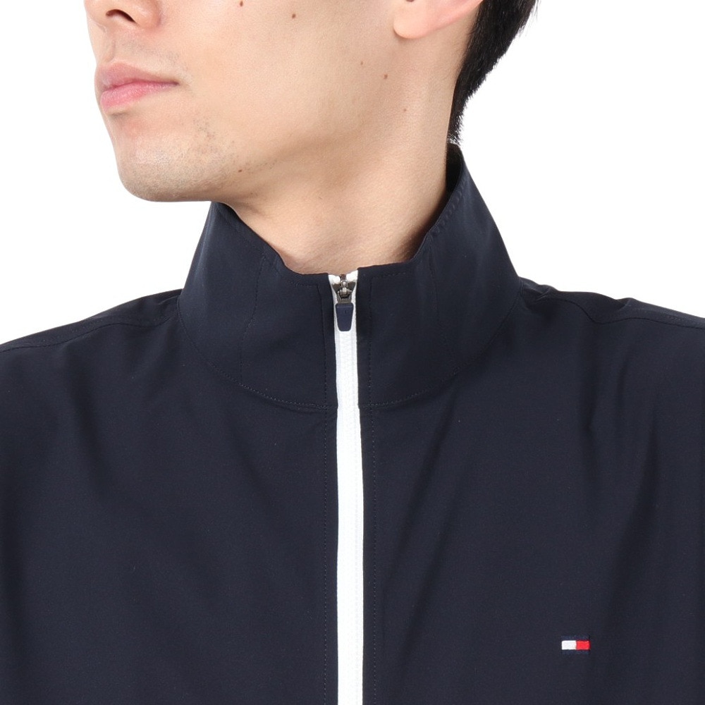 トミー ヒルフィガー ゴルフ（TOMMY HILFIGER GOLF）（メンズ）ゴルフウェア アウター 撥水 防風 パッカブル 長袖 ウィンドジャケット THMA509-NVY
