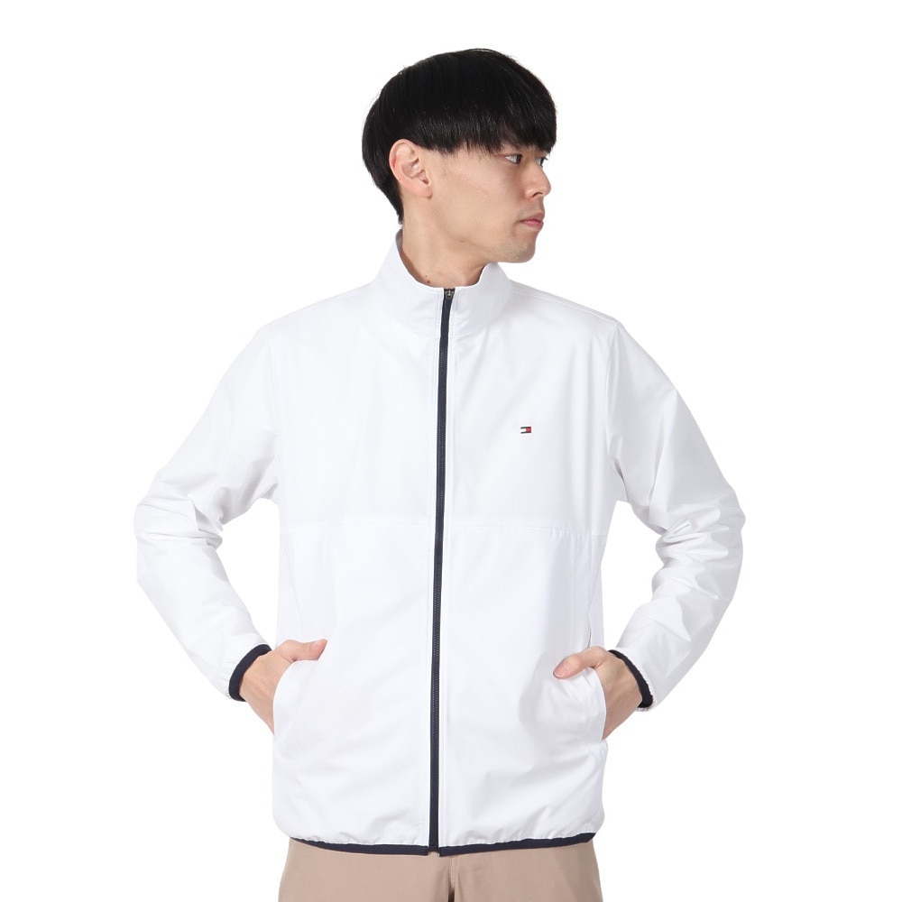 トミー ヒルフィガー ゴルフ（TOMMY HILFIGER GOLF）（メンズ）ゴルフウェア アウター 撥水 防風 パッカブル 長袖 ウィンドジャケット THMA509-WHT