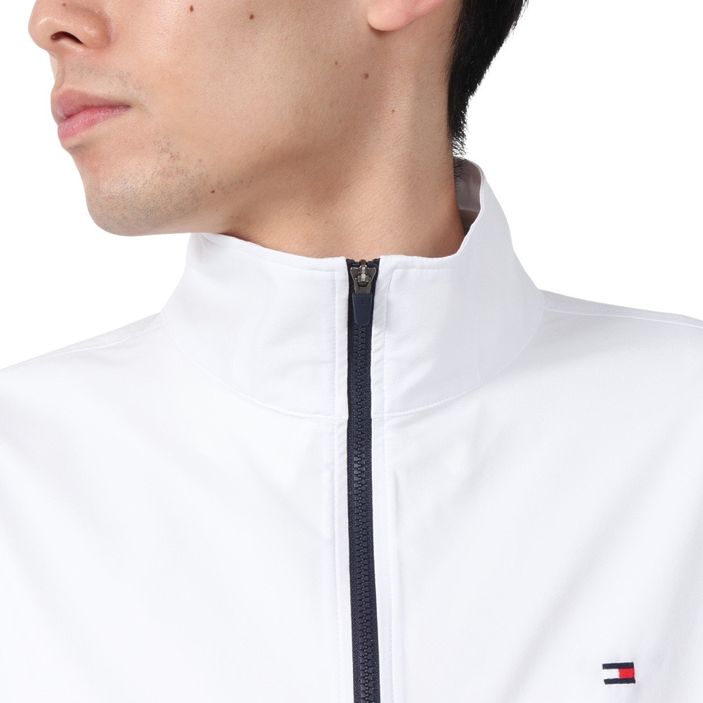 トミー ヒルフィガー ゴルフ（TOMMY HILFIGER GOLF）（メンズ）ゴルフウェア アウター 撥水 防風 パッカブル 長袖 ウィンドジャケット THMA509-WHT
