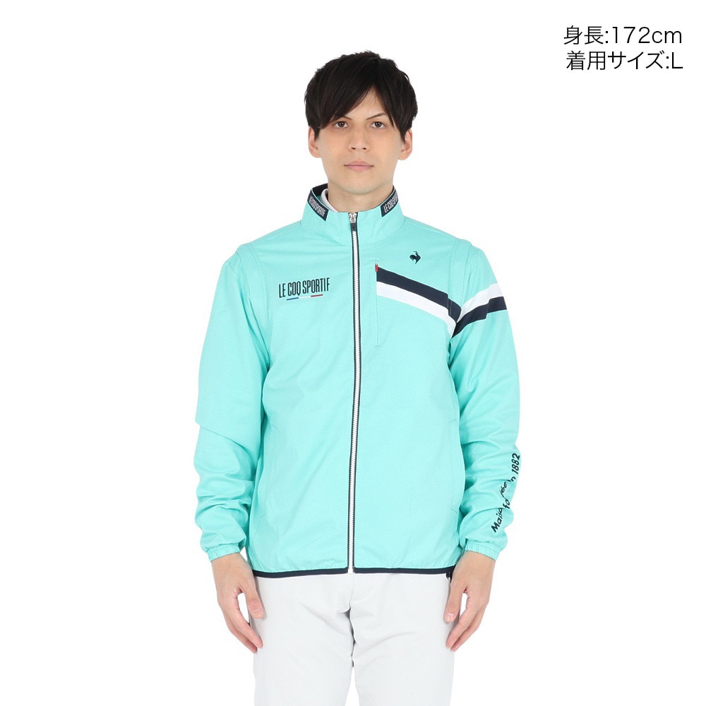 ルコックスポルティフ（lecoqsportif）（メンズ）ゴルフウェア アウター 撥水 2WAYブルゾン LG5SWB00M EM00