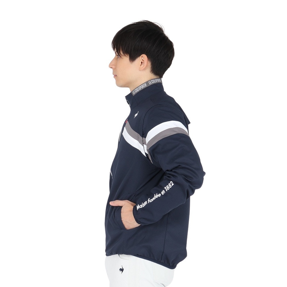 ルコックスポルティフ（lecoqsportif）（メンズ）ゴルフウェア アウター 撥水 2WAYブルゾン LG5SWB00M NV00