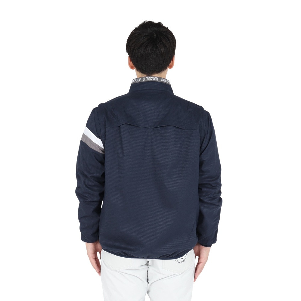 ルコックスポルティフ（lecoqsportif）（メンズ）ゴルフウェア アウター 撥水 2WAYブルゾン LG5SWB00M NV00