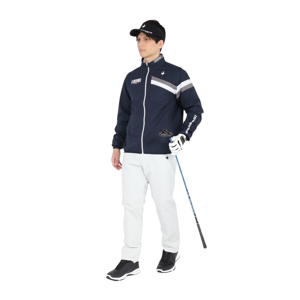 ルコックスポルティフ（lecoqsportif）（メンズ）ゴルフウェア アウター 撥水 2WAYブルゾン LG5SWB00M NV00