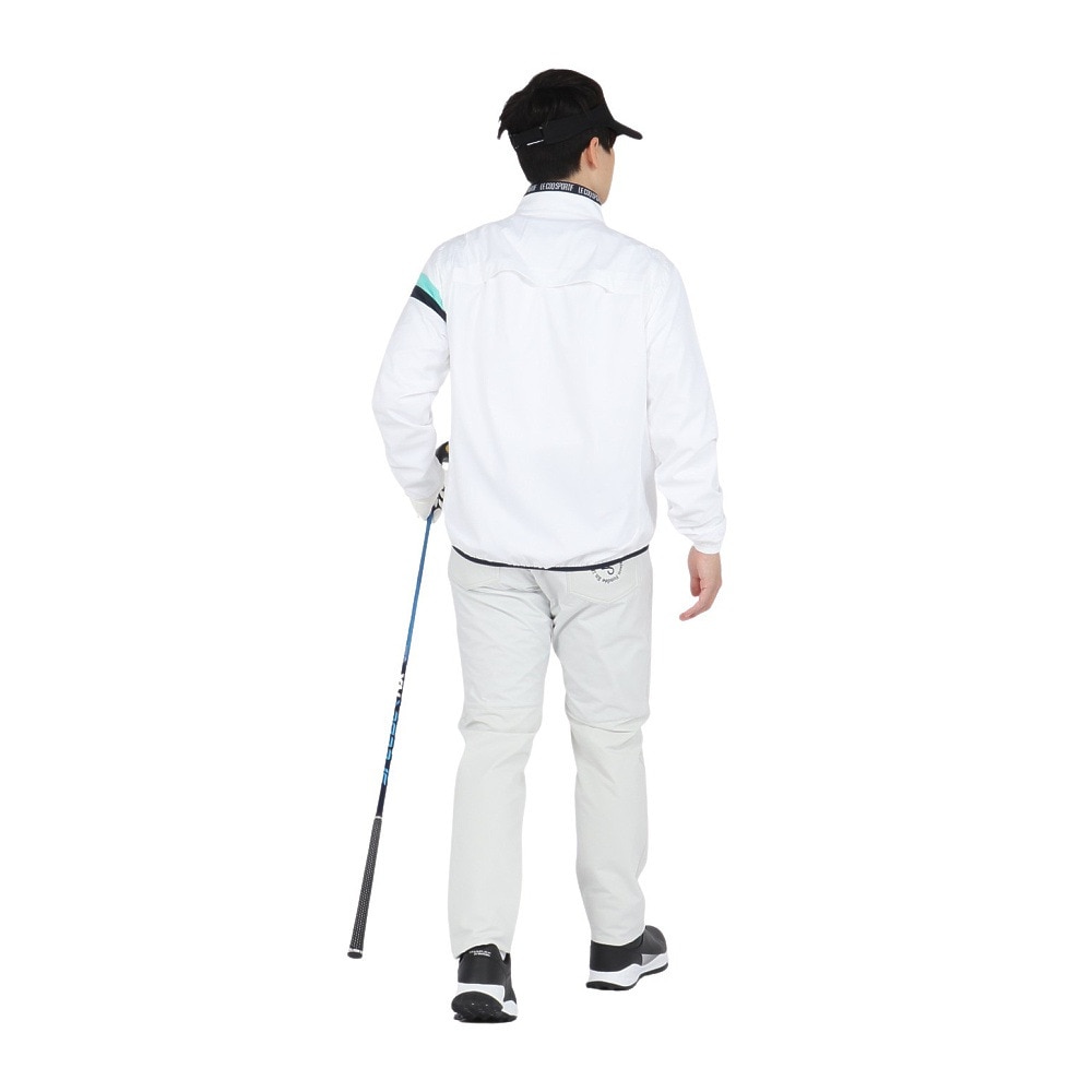 ルコックスポルティフ（lecoqsportif）（メンズ）ゴルフウェア アウター 撥水 2WAYブルゾン LG5SWB00M WH00