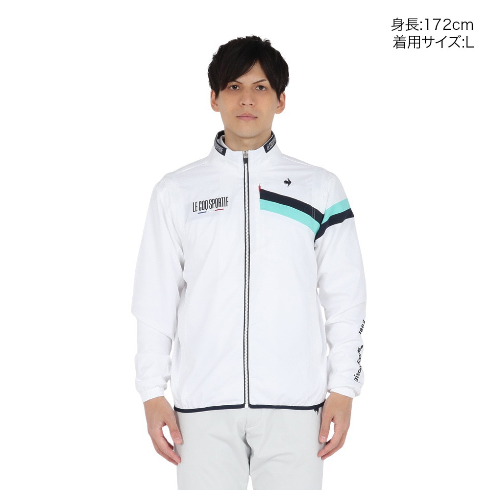 ルコックスポルティフ（lecoqsportif）（メンズ）ゴルフウェア アウター 撥水 2WAYブルゾン LG5SWB00M WH00