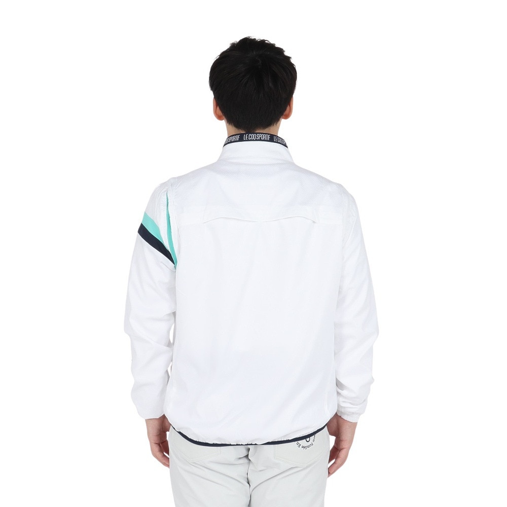 ルコックスポルティフ（lecoqsportif）（メンズ）ゴルフウェア アウター 撥水 2WAYブルゾン LG5SWB00M WH00