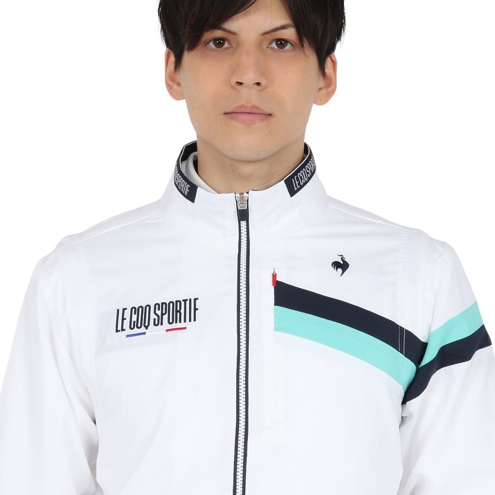 ルコックスポルティフ（lecoqsportif）（メンズ）ゴルフウェア アウター 撥水 2WAYブルゾン LG5SWB00M WH00