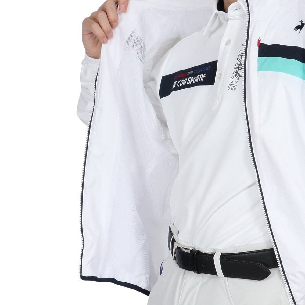 ルコックスポルティフ（lecoqsportif）（メンズ）ゴルフウェア アウター 撥水 2WAYブルゾン LG5SWB00M WH00