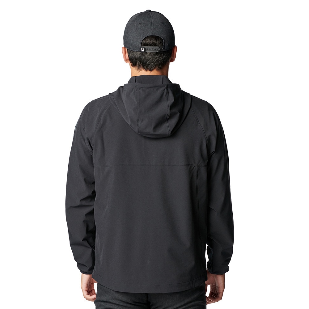アンダーアーマー（UNDER ARMOUR）（メンズ）ゴルフウェア アウター DRIVE WIND フード付き フルジップジャケット 6007926 001
