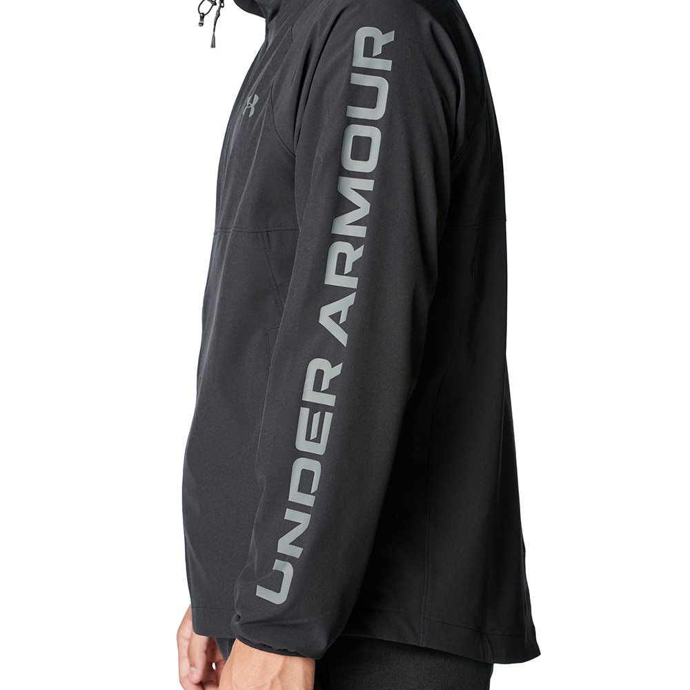 アンダーアーマー（UNDER ARMOUR）（メンズ）ゴルフウェア アウター DRIVE WIND フード付き フルジップジャケット 6007926 001