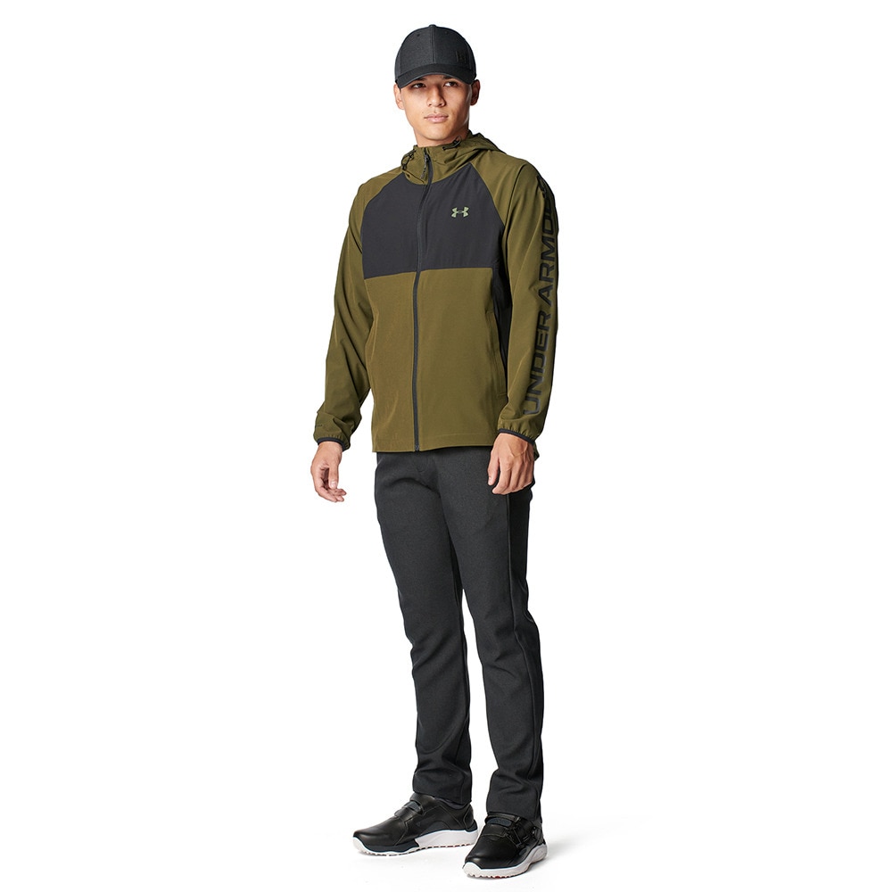 アンダーアーマー（UNDER ARMOUR）（メンズ）ゴルフウェア アウター DRIVE WIND フード付き フルジップジャケット 6007926 308