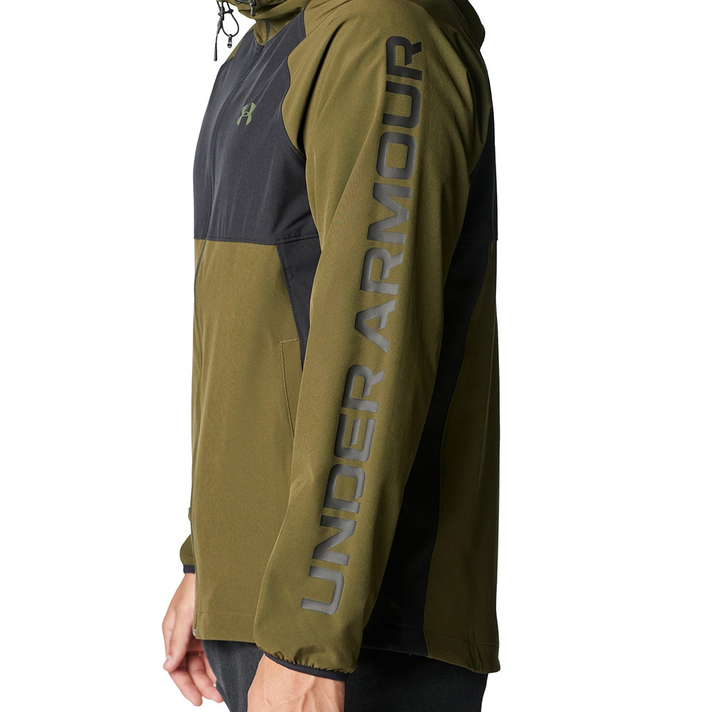 アンダーアーマー（UNDER ARMOUR）（メンズ）ゴルフウェア アウター DRIVE WIND フード付き フルジップジャケット 6007926 308