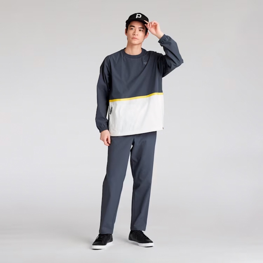 プーマ（PUMA）（メンズ）ゴルフウェア アウター FOG パネル 長袖 ピステシャツ 633294-01