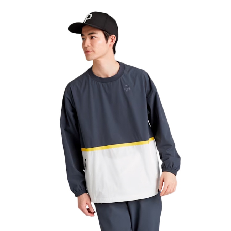 プーマ（PUMA）（メンズ）ゴルフウェア アウター FOG パネル 長袖 ピステシャツ 633294-01
