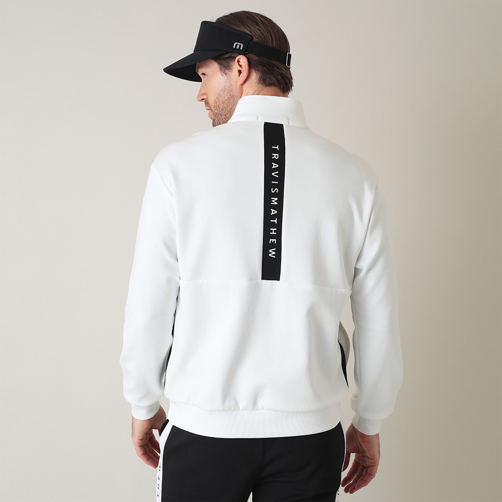トラヴィスマシュー（Travis Mathew）（メンズ）ゴルフウェア アウター Track ジャケット 7AM022-1WHT