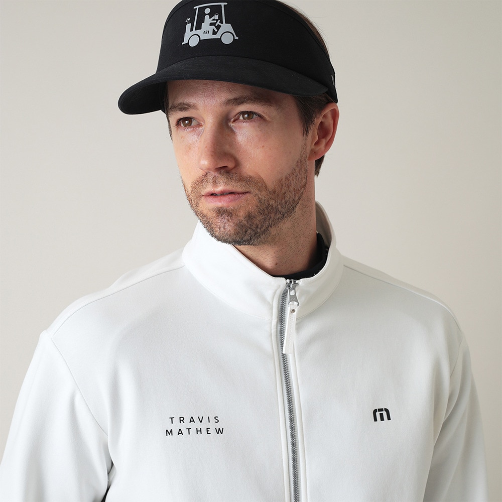 トラヴィスマシュー（Travis Mathew）（メンズ）ゴルフウェア アウター Track ジャケット 7AM022-1WHT