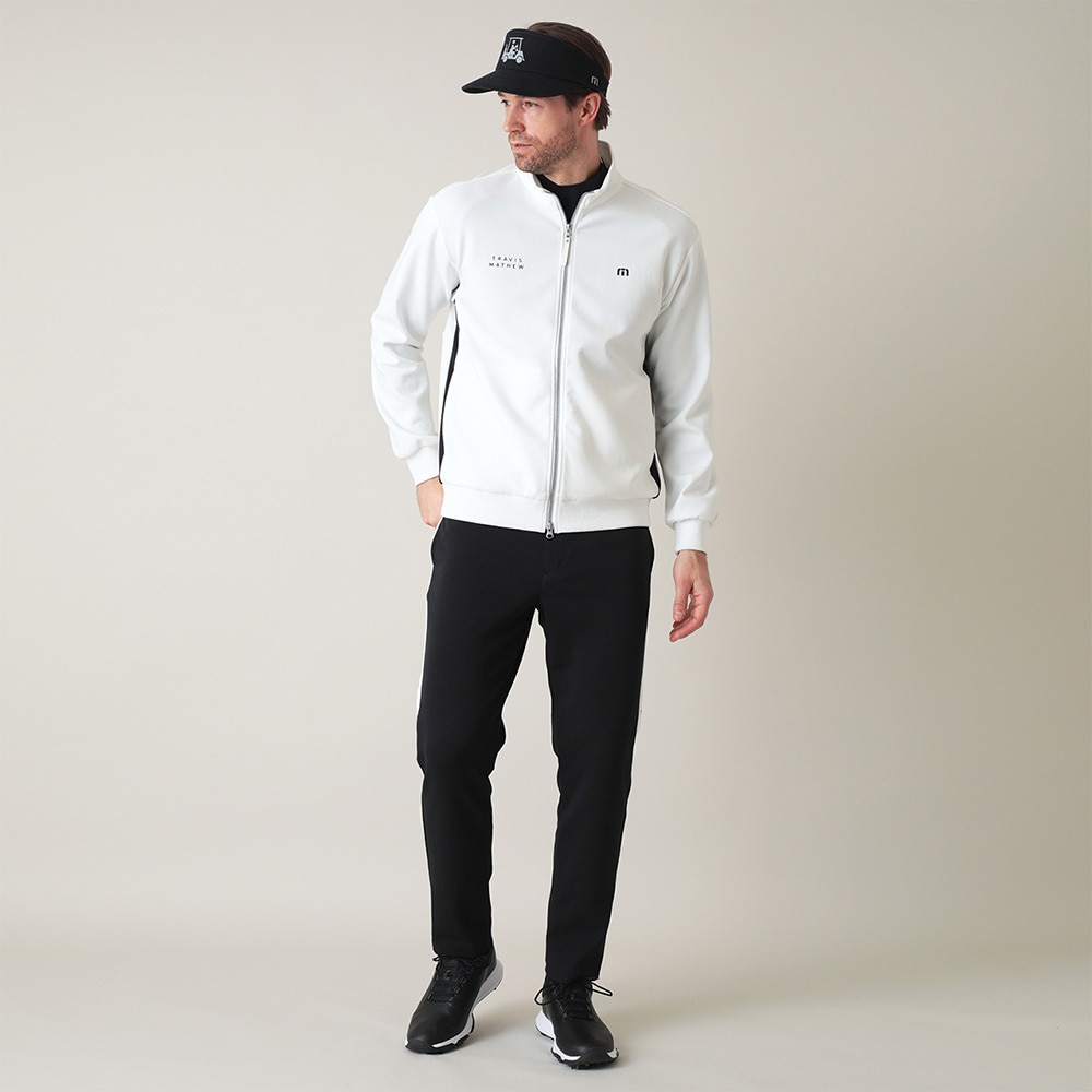トラヴィスマシュー（Travis Mathew）（メンズ）ゴルフウェア アウター Track ジャケット 7AM022-1WHT