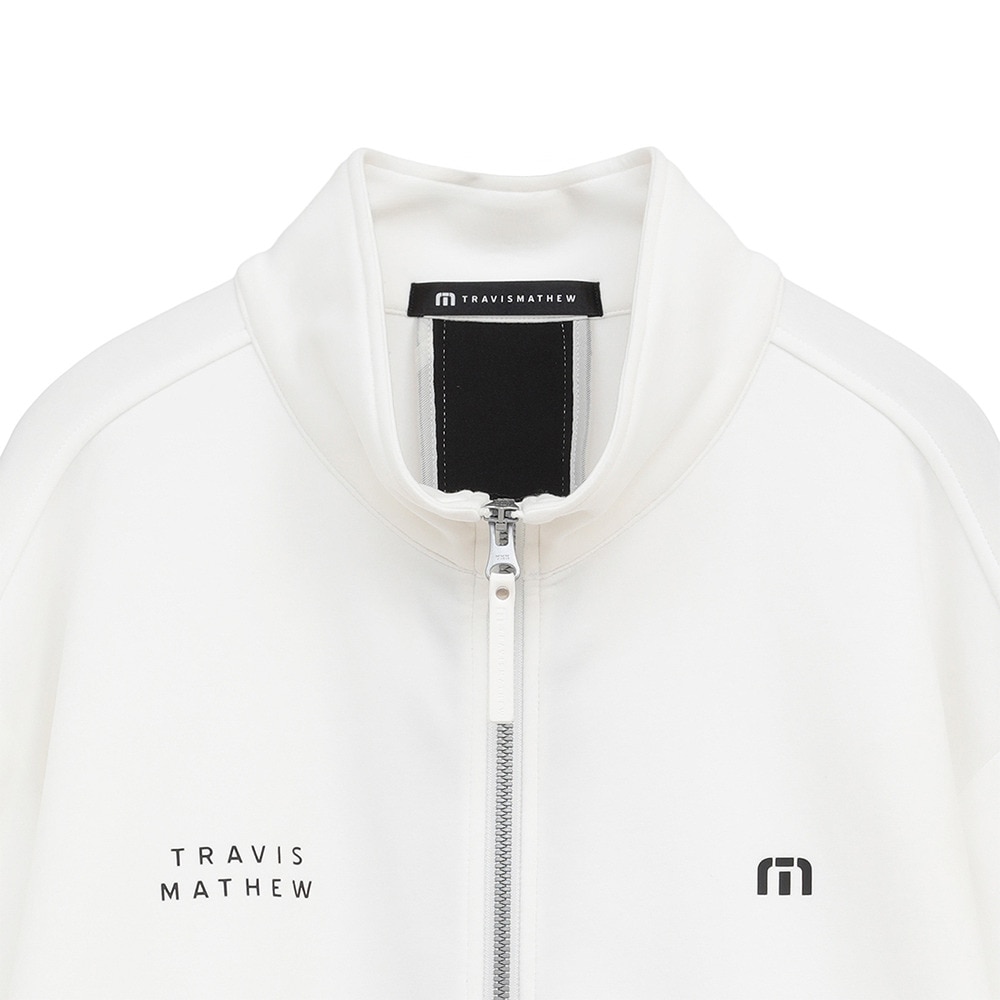 トラヴィスマシュー（Travis Mathew）（メンズ）ゴルフウェア アウター Track ジャケット 7AM022-1WHT