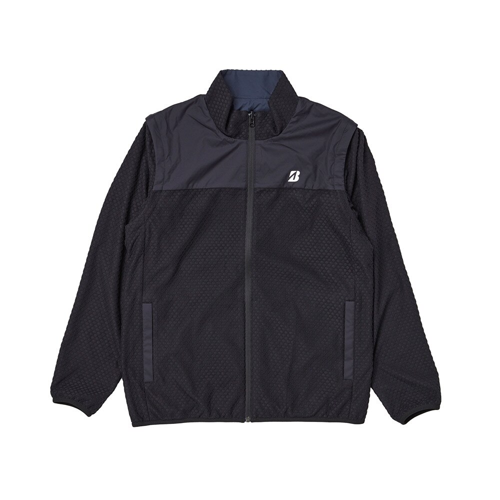 ブリヂストンゴルフ(BRIDGESTONE GOLF)ゴルフウェア フリース4WAYブルゾン FGM03DKHLL(Men’s) ブリヂストンゴルフ（BRIDGESTONE GOLF）（メンズ）ゴルフウェア