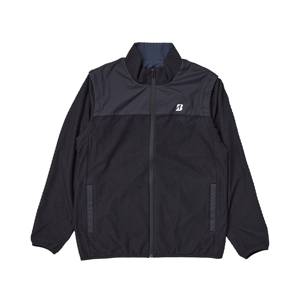 ブリヂストンゴルフ(BRIDGESTONE GOLF)ゴルフウェア フリース4WAYブルゾン FGM03DBKL(Men’s) ブリヂストンゴルフ（BRIDGESTONE GOLF）（メンズ）ゴルフウェア