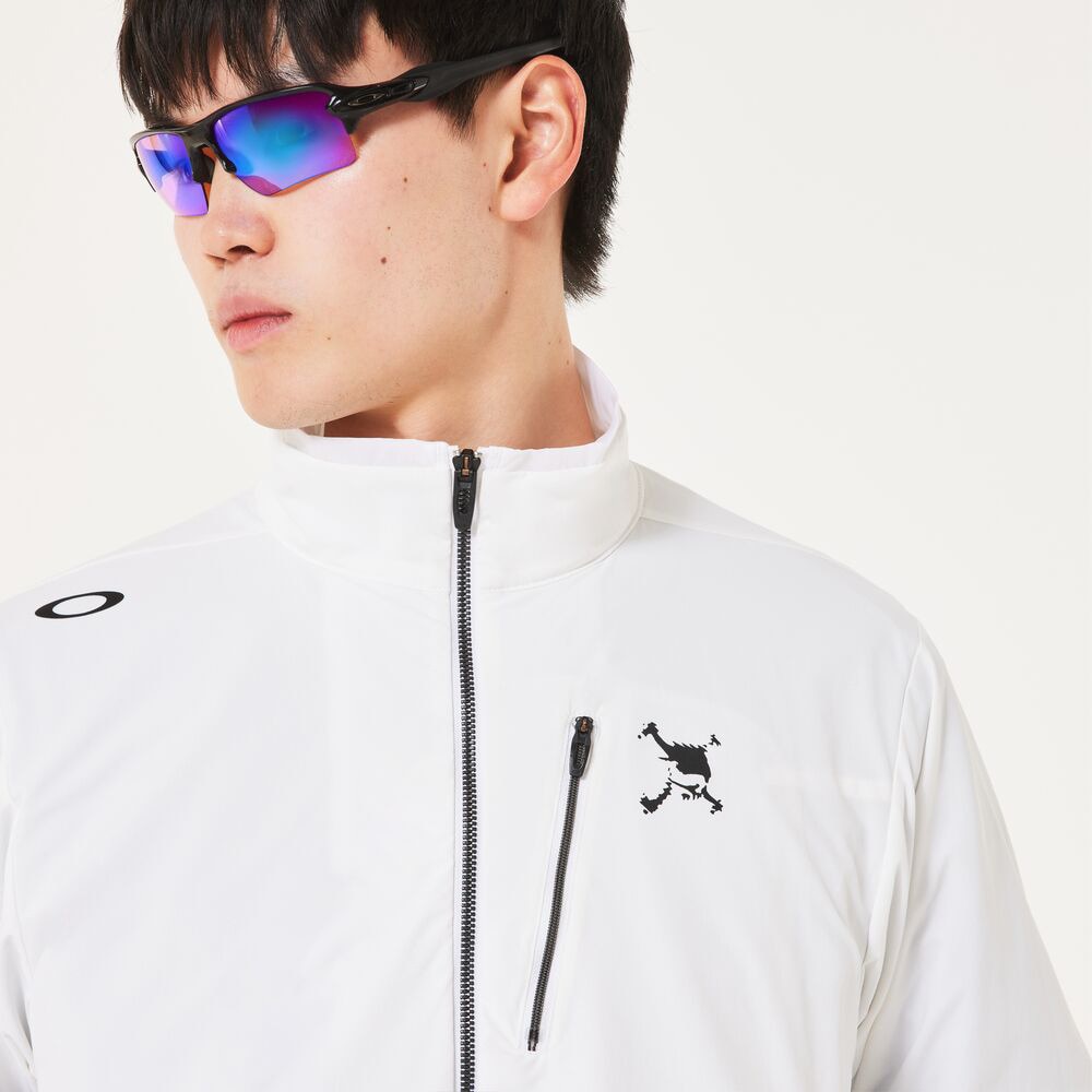 オークリー（OAKLEY）（メンズ）ゴルフウェア アウター SKULL IDEALLY HYBRID LT フルジップジャケット FOA408273-100
