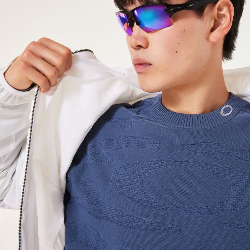 オークリー（OAKLEY）（メンズ）ゴルフウェア アウター SKULL IDEALLY HYBRID LT フルジップジャケット FOA408273-100
