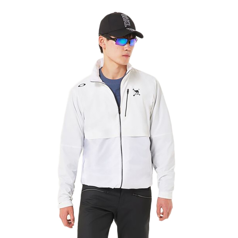 オークリー（OAKLEY）（メンズ）ゴルフウェア アウター SKULL IDEALLY HYBRID LT フルジップジャケット FOA408273-100